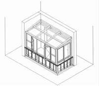 斜坡陽光頂陽光房